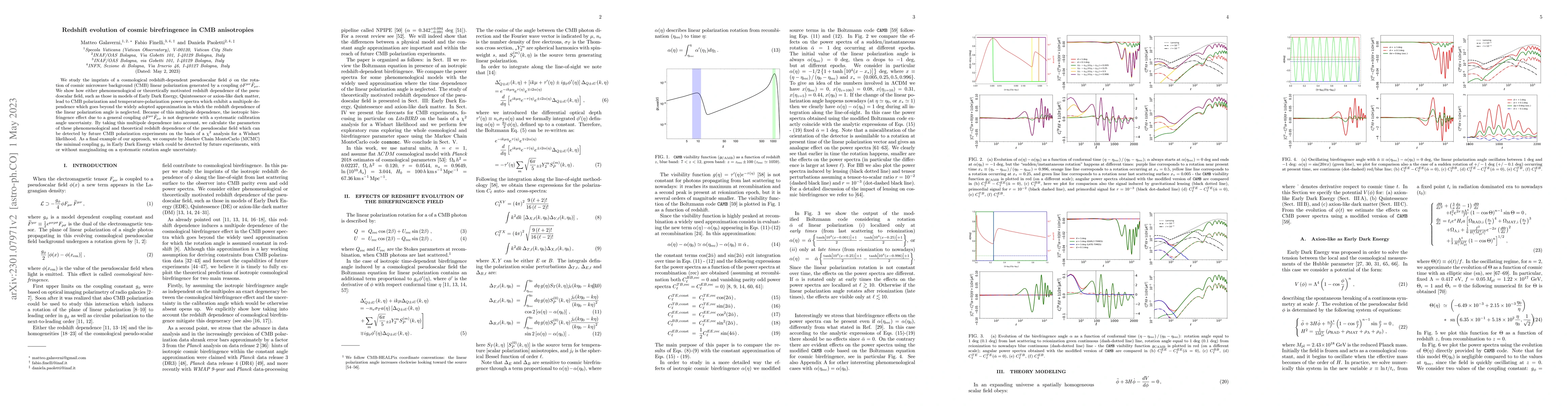 Thumbnail for Redshift evolution of cosmic birefringence in CMB anisotropies