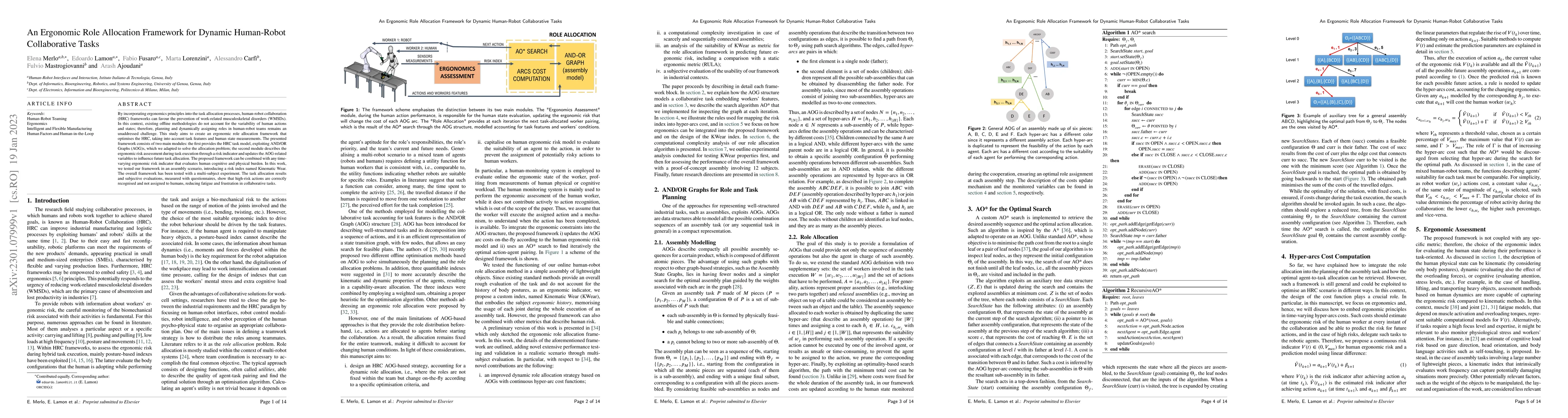 Thumbnail for An Ergonomic Role Allocation Framework for Dynamic Human-Robot
  Collaborative Tasks