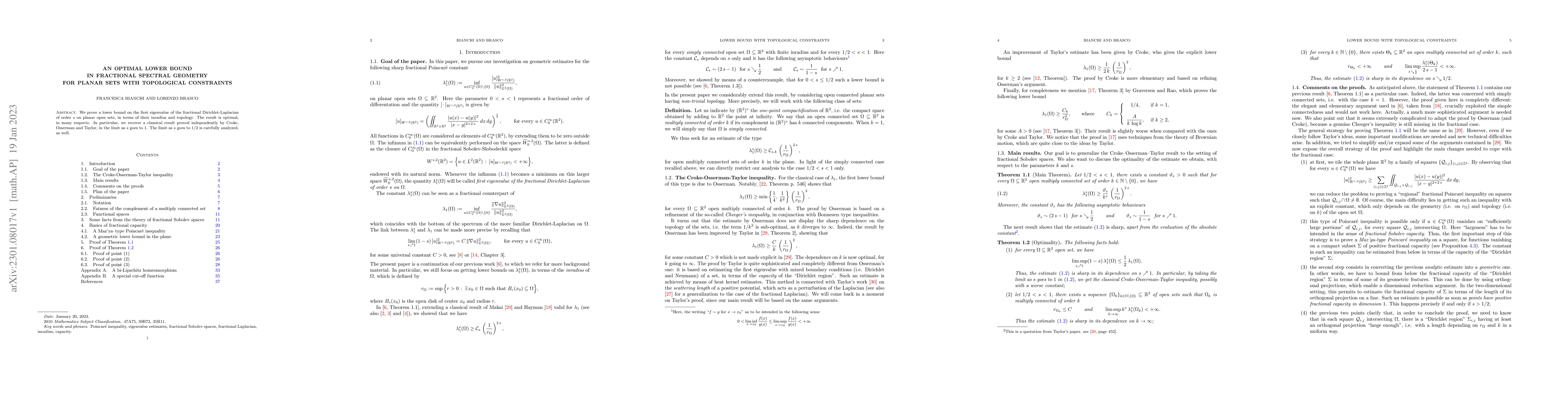 Thumbnail for An optimal lower bound in fractional spectral geometry for planar sets
  with topological constraints