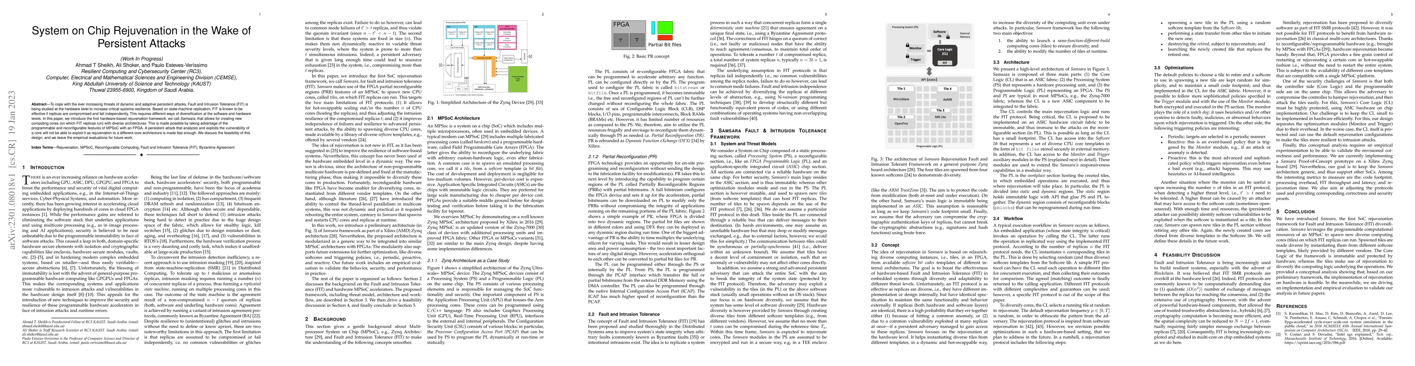 Thumbnail for System on Chip Rejuvenation in the Wake of Persistent Attacks