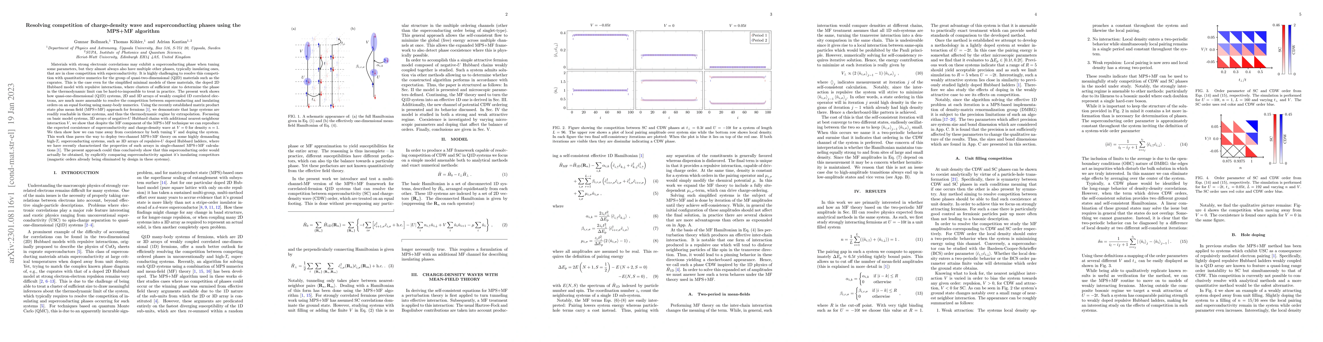 Thumbnail for Resolving competition of charge-density wave and superconducting phases
  using the MPS+MF algorithm