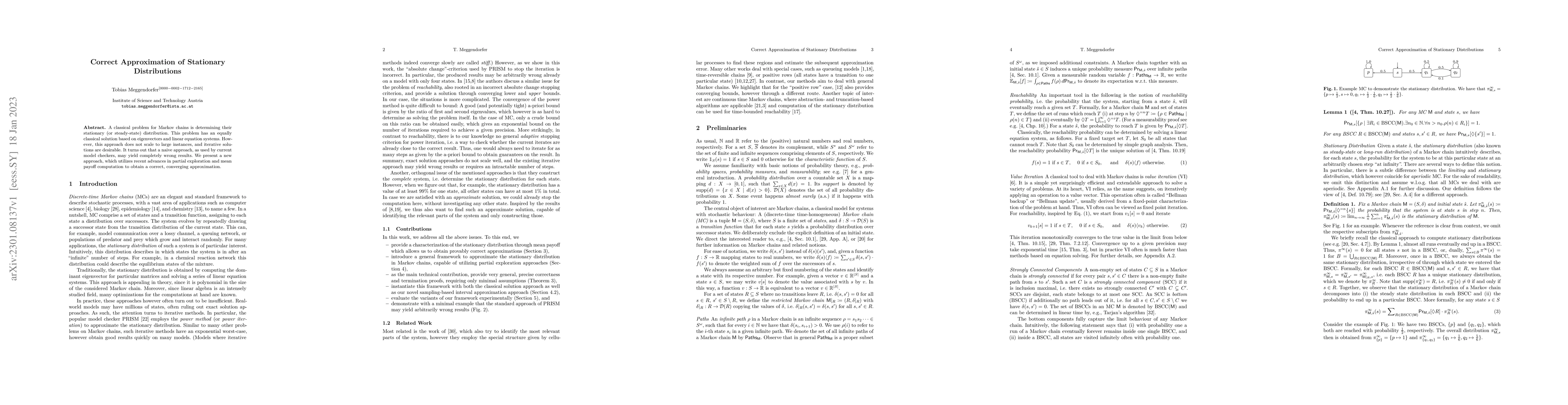Thumbnail for Correct Approximation of Stationary Distributions