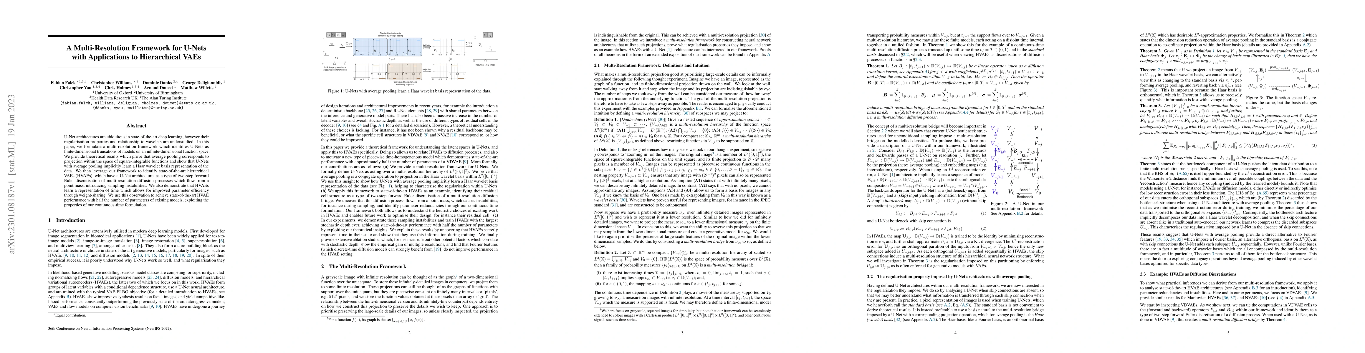 Thumbnail for A Multi-Resolution Framework for U-Nets with Applications to
  Hierarchical VAEs