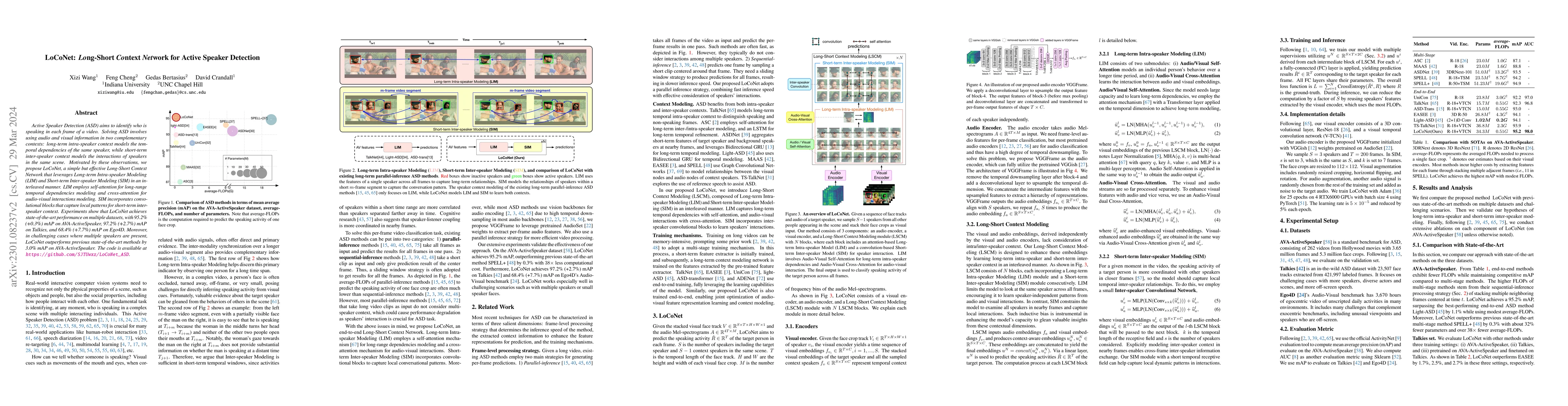 Thumbnail for LoCoNet: Long-Short Context Network for Active Speaker Detection