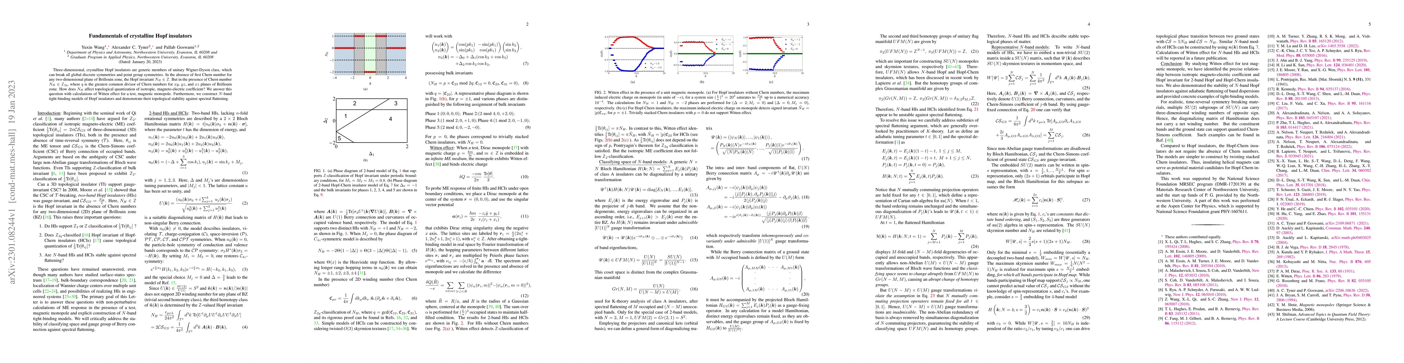 Thumbnail for Fundamentals of crystalline Hopf insulators