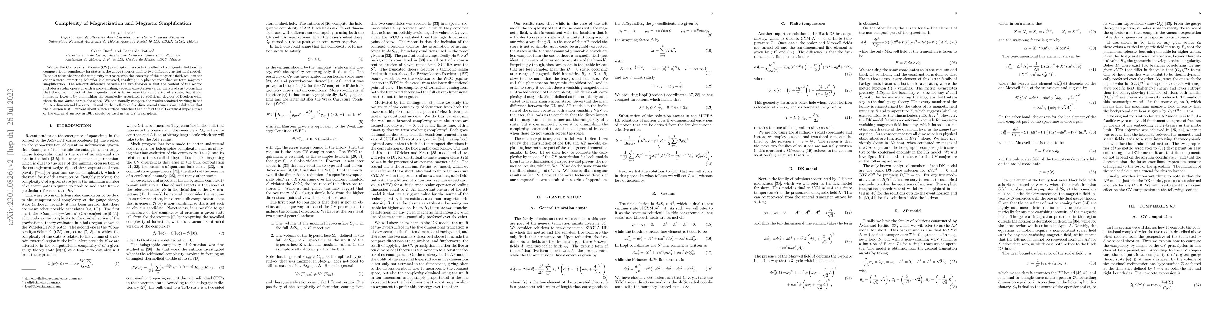 Thumbnail for Complexity of Magnetization and Magnetic Simplification