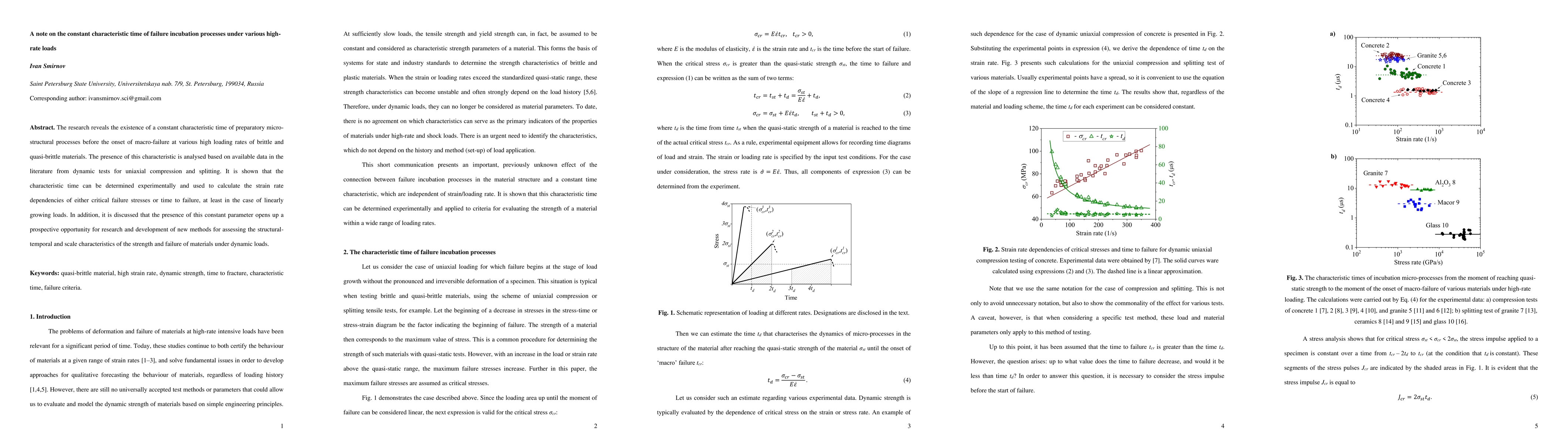 Thumbnail for A note on the constant characteristic time of failure incubation
  processes under various high-rate loads