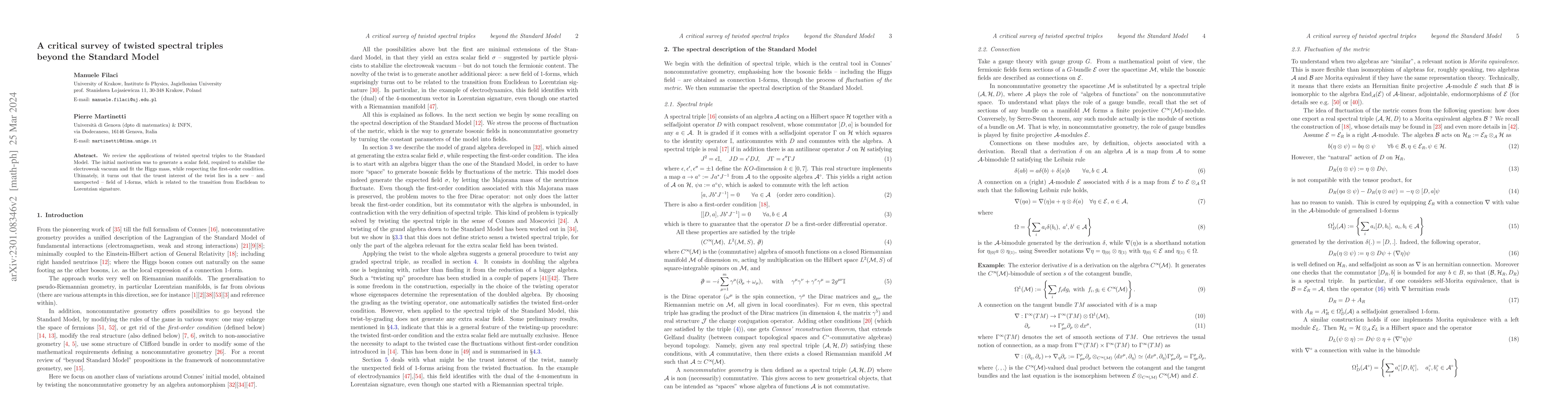 Thumbnail for A critical survey of twisted spectral triples beyond the Standard Model