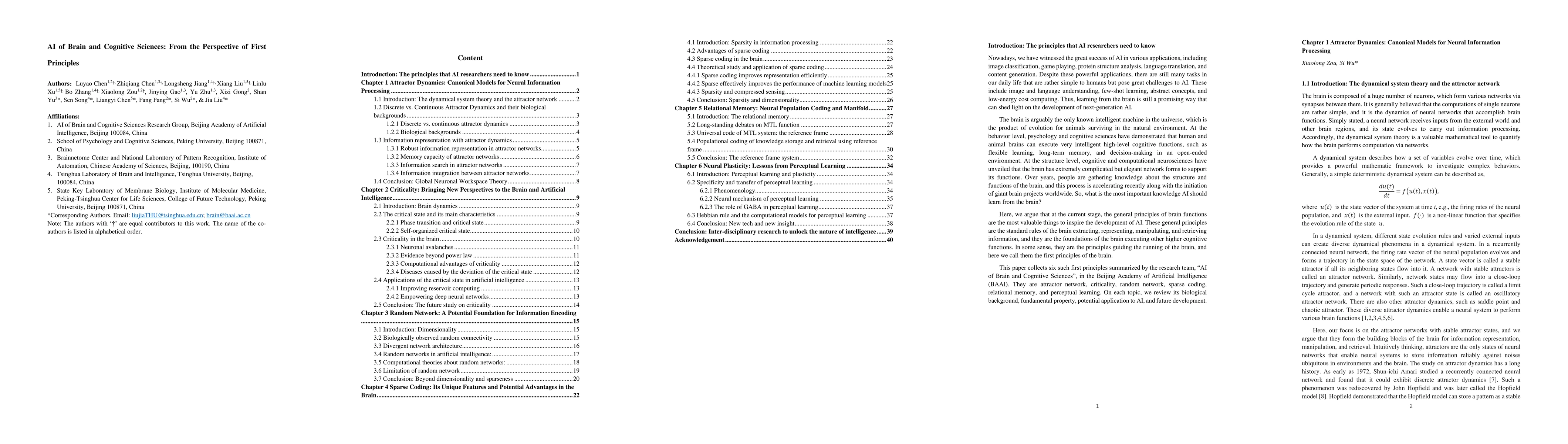Thumbnail for AI of Brain and Cognitive Sciences: From the Perspective of First
  Principles