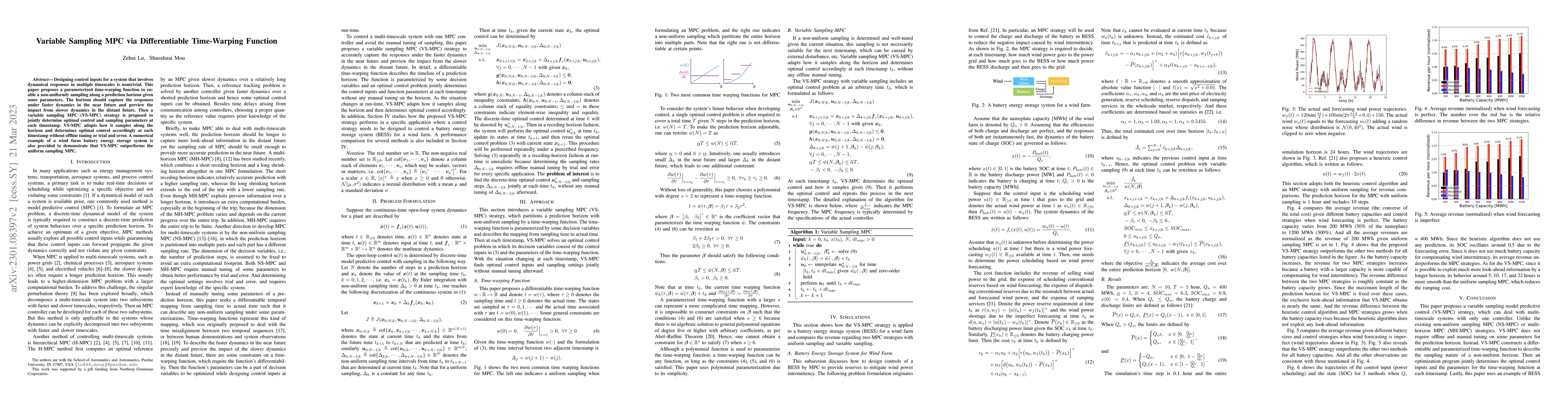 Thumbnail for Variable Sampling MPC via Differentiable Time-Warping Function