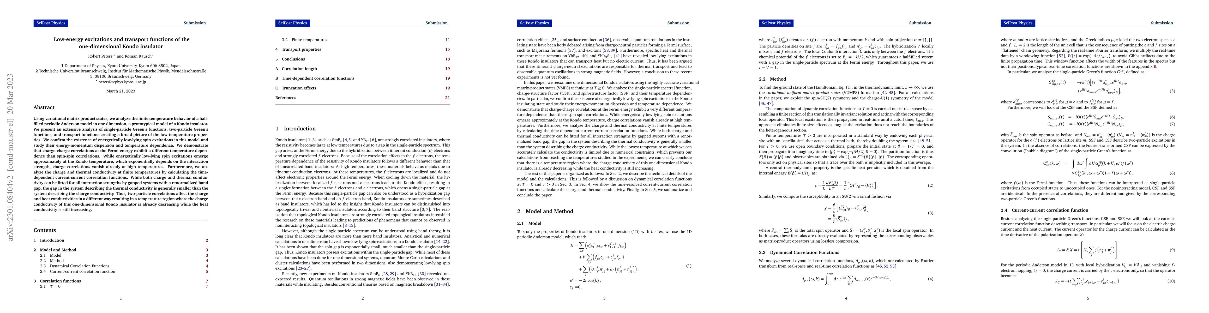 Thumbnail for Low-energy excitations and transport functions of the one-dimensional
  Kondo insulator