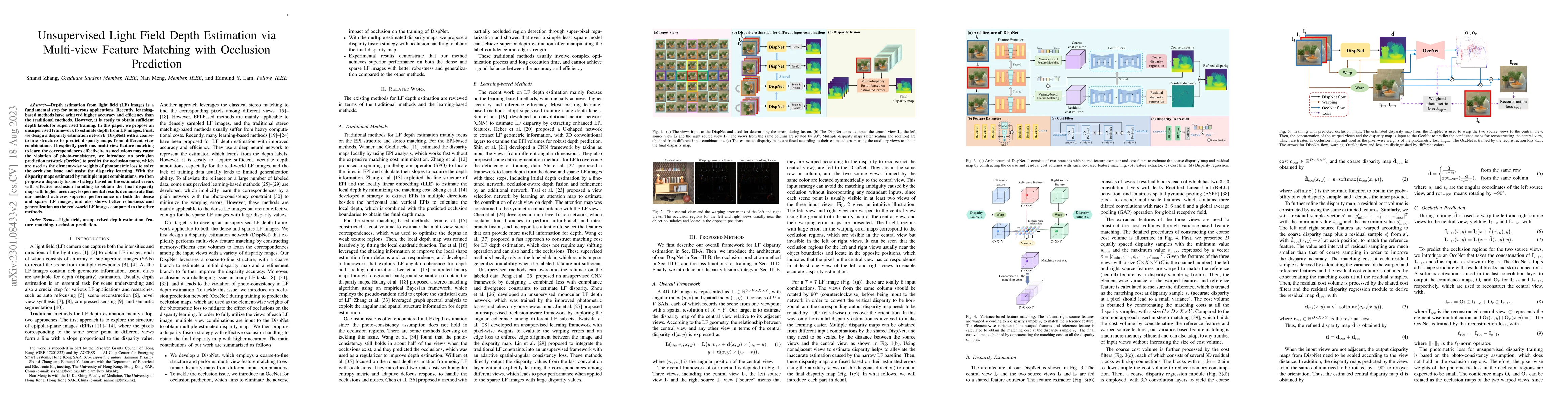 Thumbnail for Unsupervised Light Field Depth Estimation via Multi-view Feature
  Matching with Occlusion Prediction