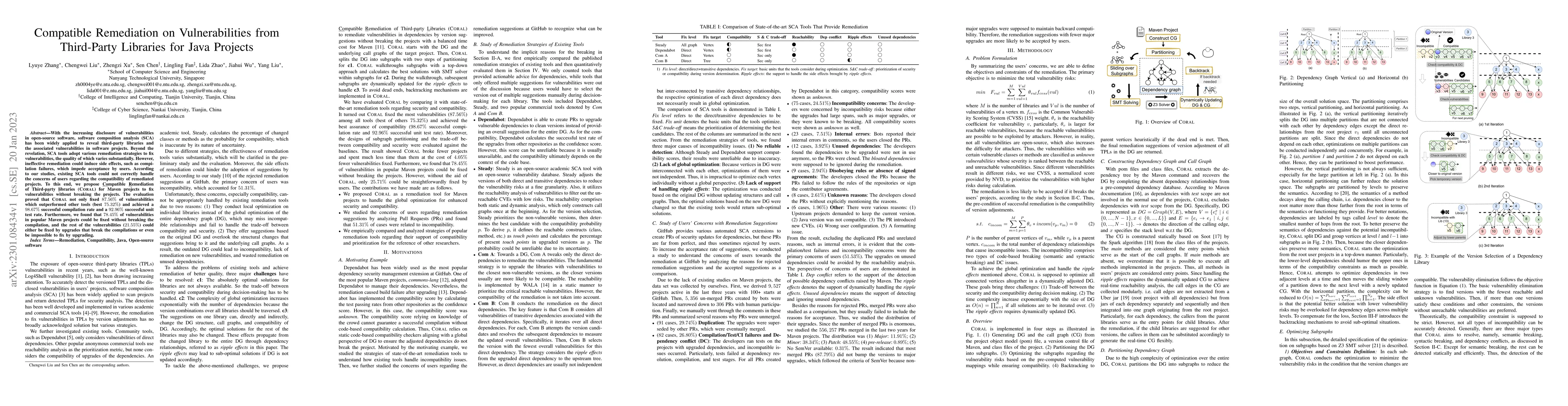 Thumbnail for Compatible Remediation on Vulnerabilities from Third-Party Libraries for
  Java Projects