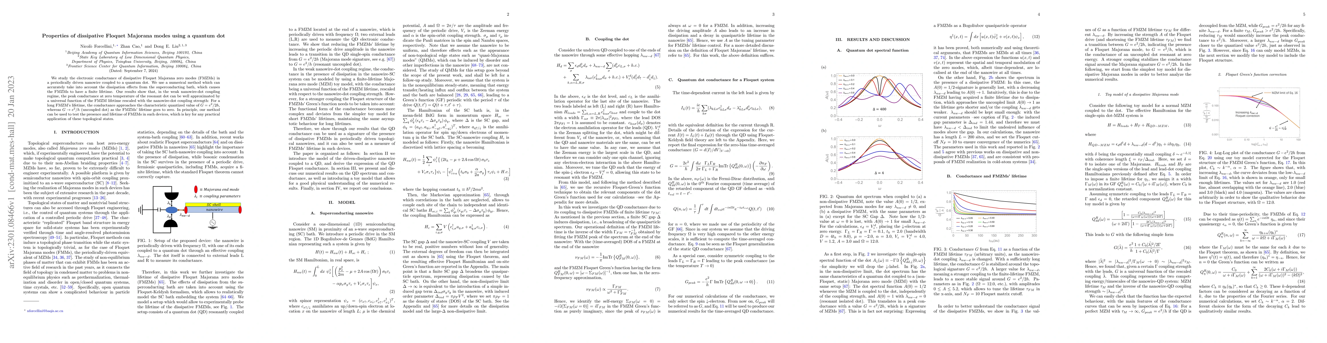 Thumbnail for Properties of dissipative Floquet Majorana modes using a quantum dot