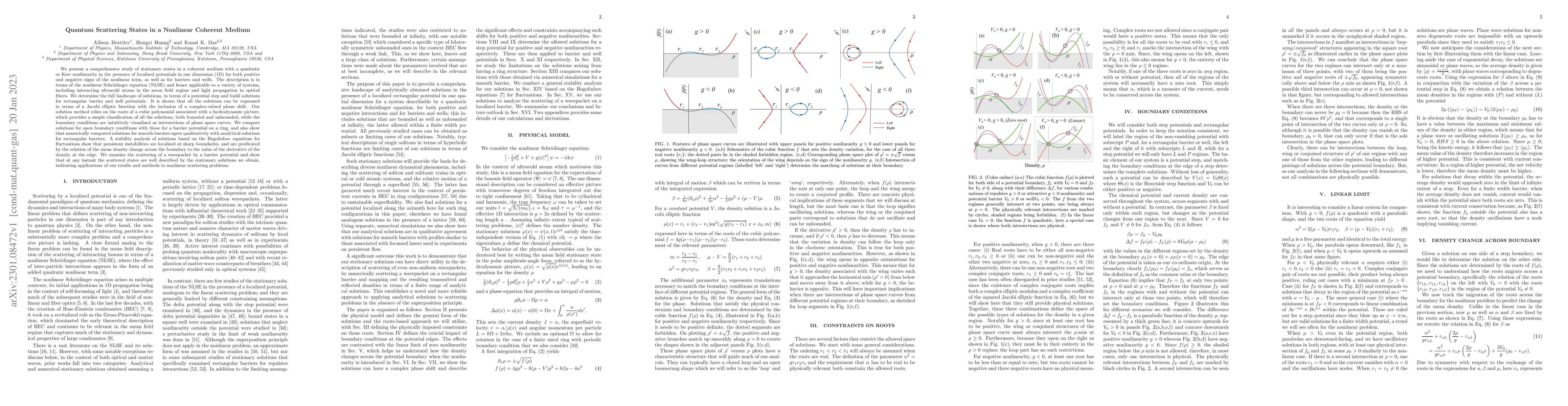 Thumbnail for Quantum Scattering States in a Nonlinear Coherent Medium