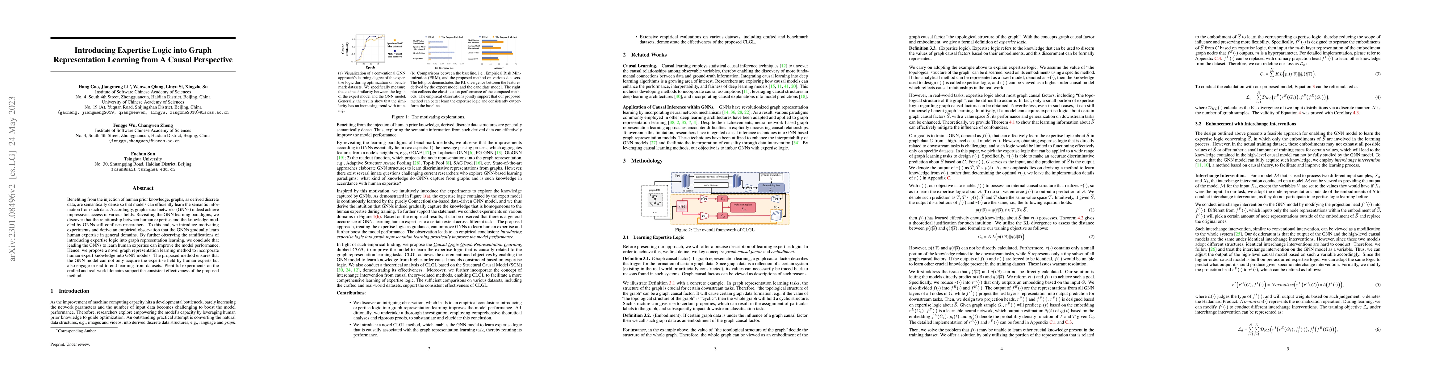 Thumbnail for Introducing Expertise Logic into Graph Representation Learning from A
  Causal Perspective