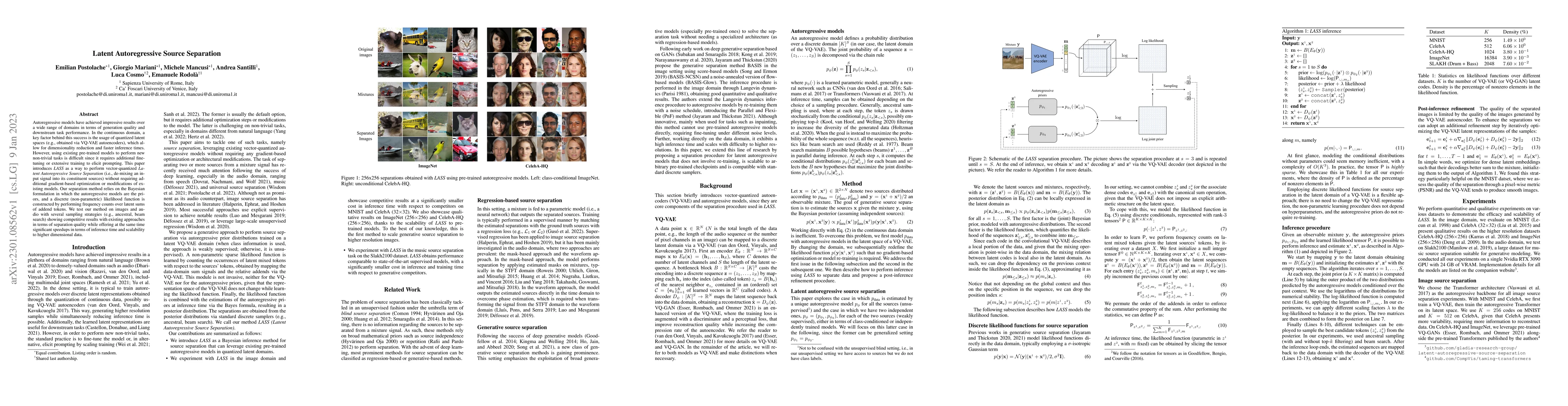 Thumbnail for Latent Autoregressive Source Separation