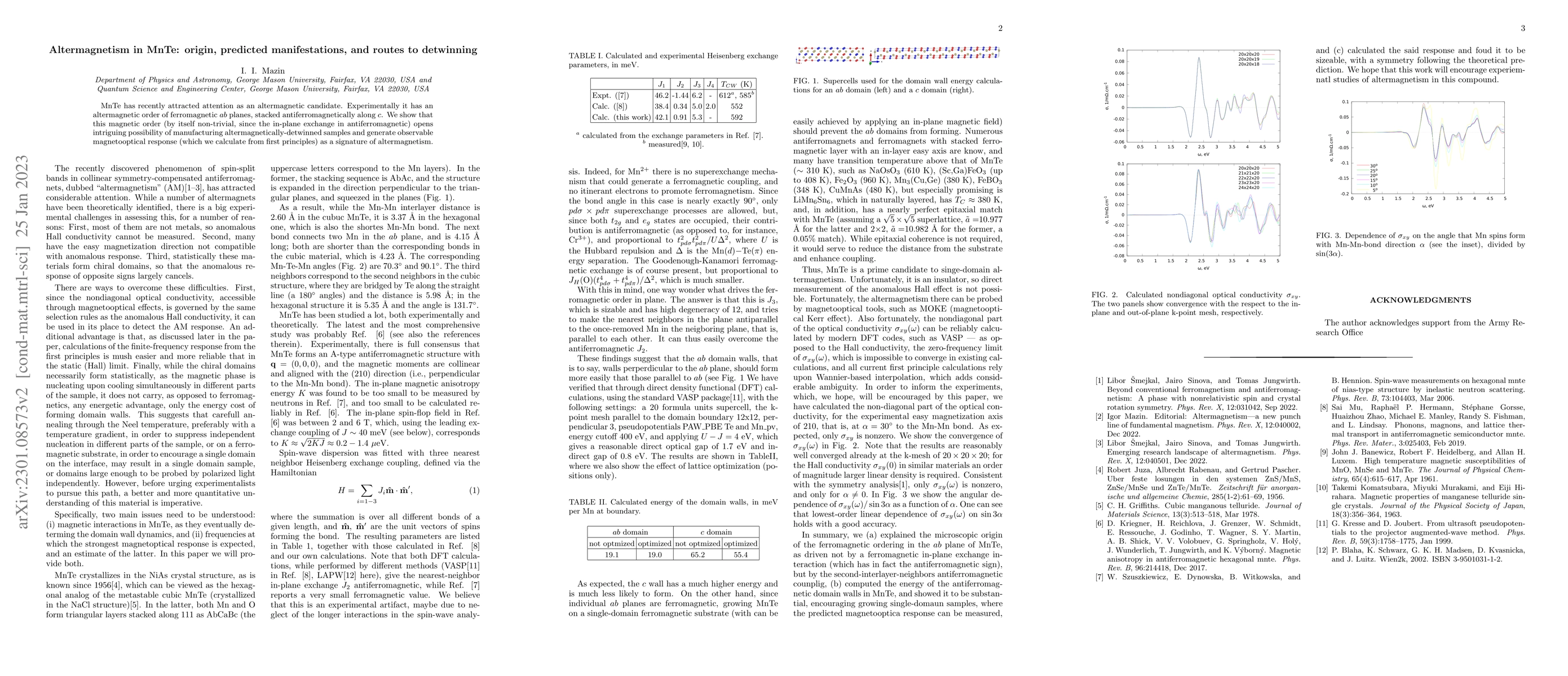 Thumbnail for Altermagnetism in MnTe: origin, predicted manifestations, and routes to
  detwinning