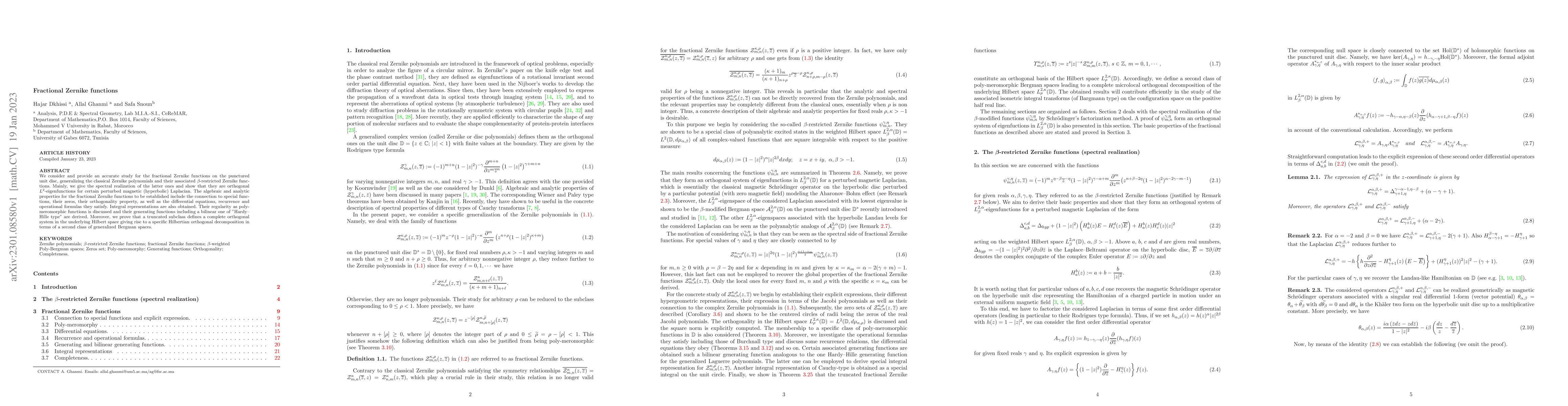Thumbnail for Fractional Zernike functions