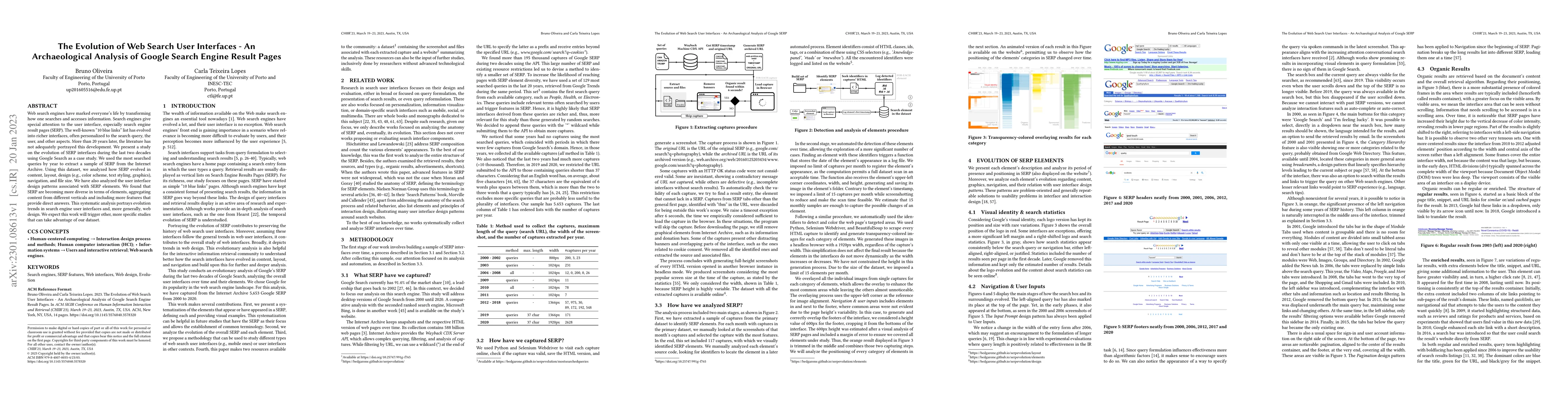 Thumbnail for The Evolution of Web Search User Interfaces -- An Archaeological
  Analysis of Google Search Engine Result Pages