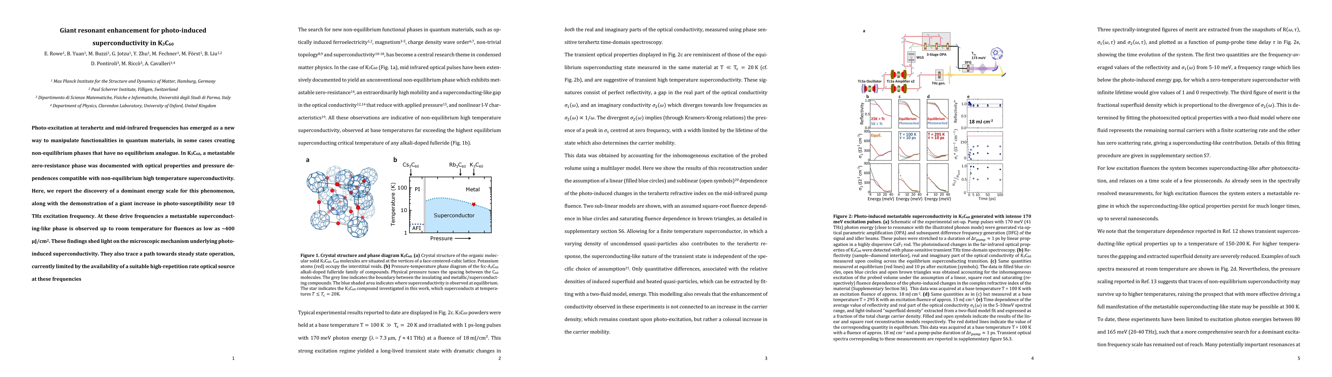 Thumbnail for Giant resonant enhancement for photo-induced superconductivity in
  K$_3$C$_{60}$