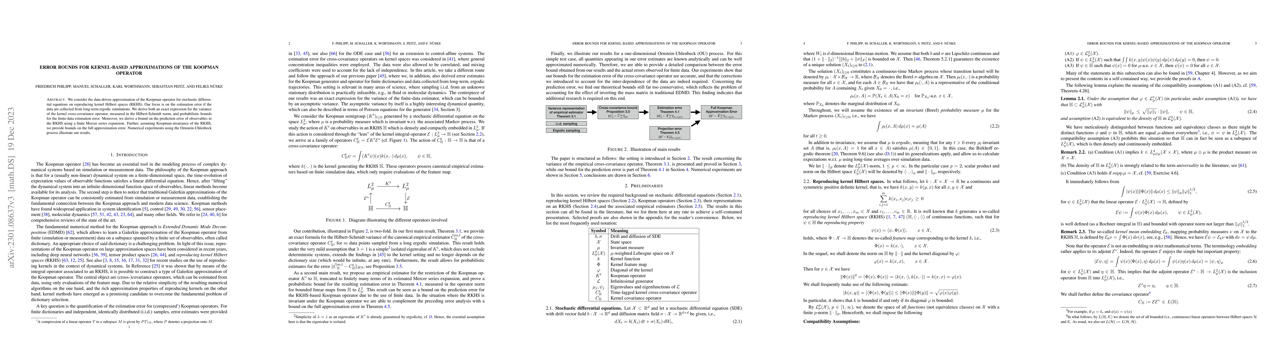 Thumbnail for Error bounds for kernel-based approximations of the Koopman operator