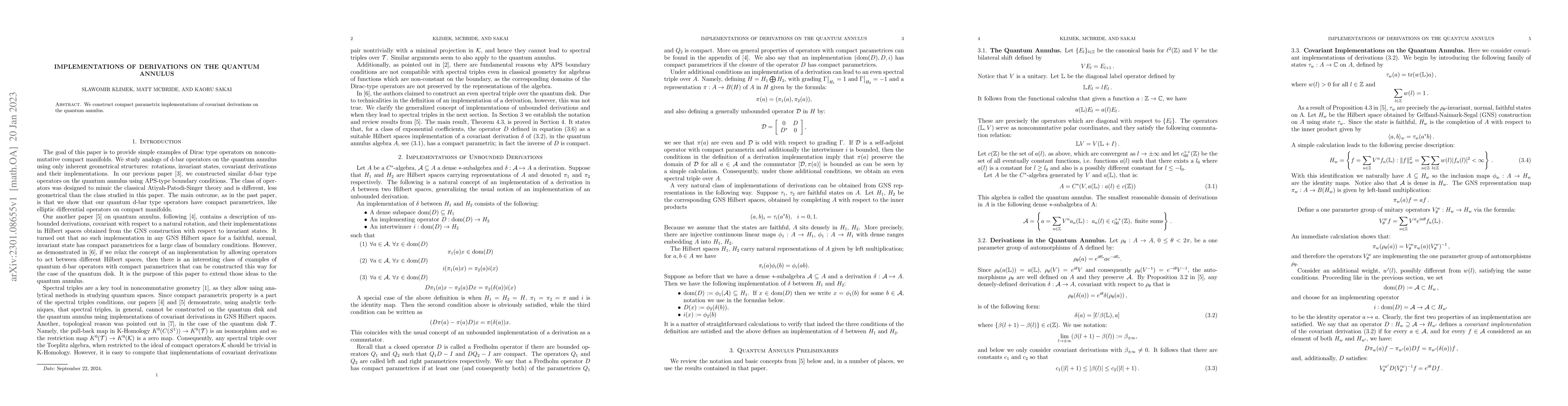 Thumbnail for Implementations of Derivations on the Quantum Annulus