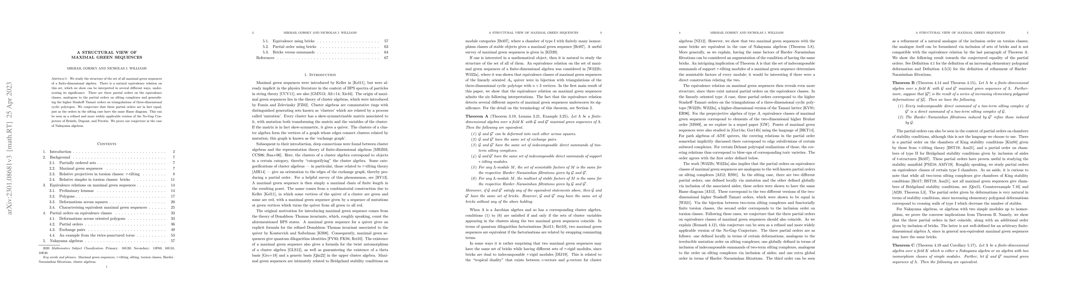 Thumbnail for A structural view of maximal green sequences