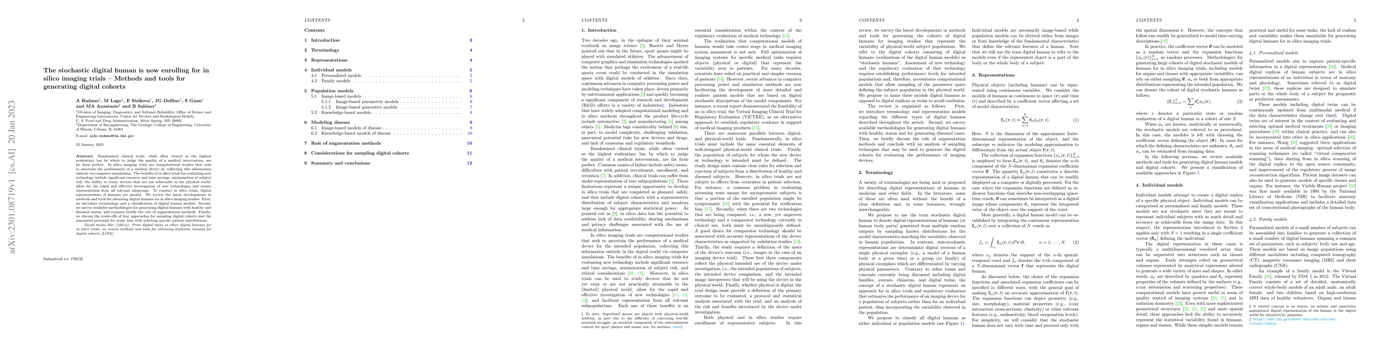 Thumbnail for The stochastic digital human is now enrolling for in silico imaging
  trials -- Methods and tools for generating digital cohorts