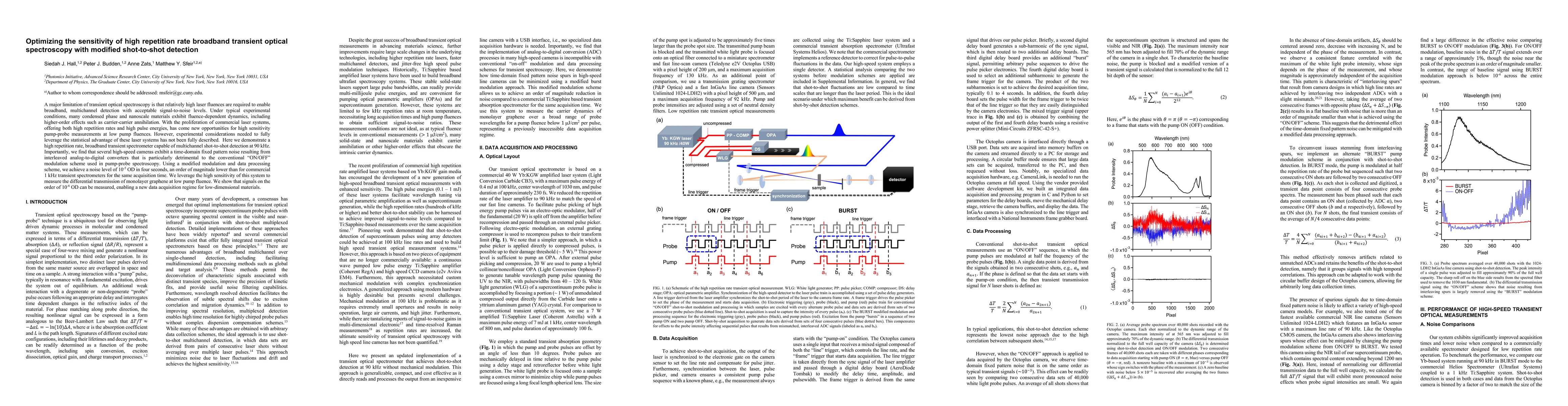 Thumbnail for Optimizing the sensitivity of high repetition rate broadband transient
  optical spectroscopy with modified shot-to-shot detection