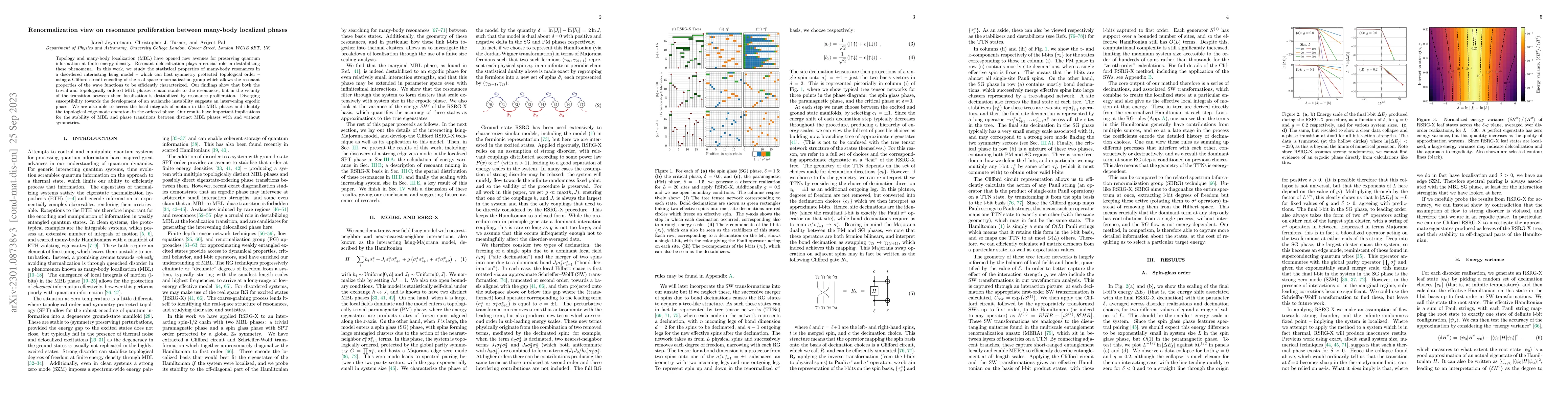 Thumbnail for Renormalization view on resonance proliferation between many-body
  localized phases