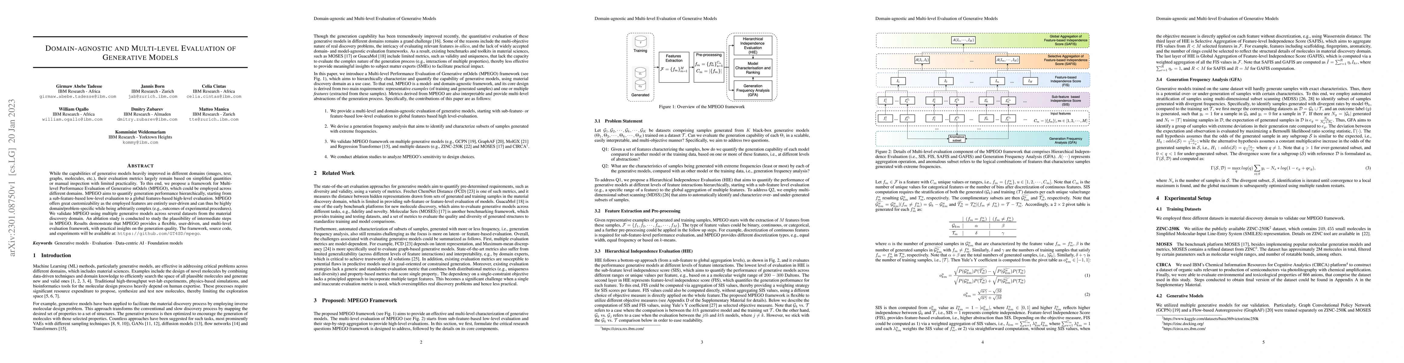 Thumbnail for Domain-agnostic and Multi-level Evaluation of Generative Models
