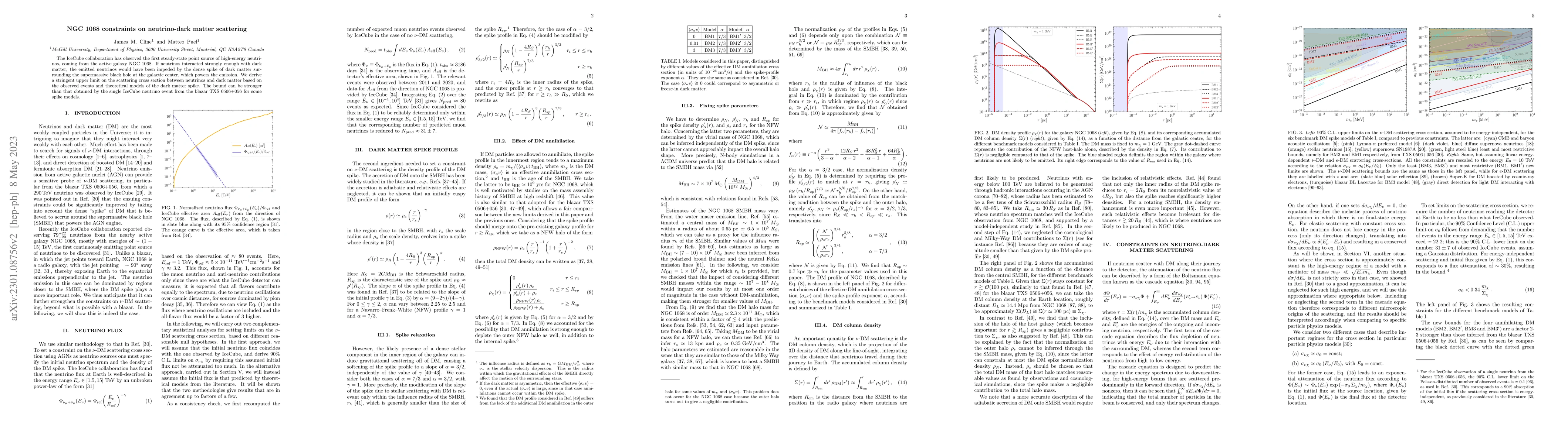 Thumbnail for NGC 1068 constraints on neutrino-dark matter scattering