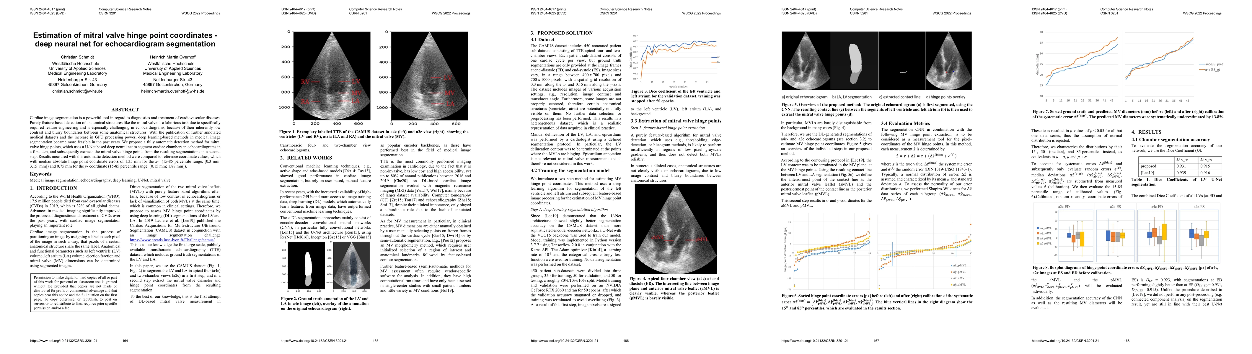 Thumbnail for Estimation of mitral valve hinge point coordinates -- deep neural net
  for echocardiogram segmentation
