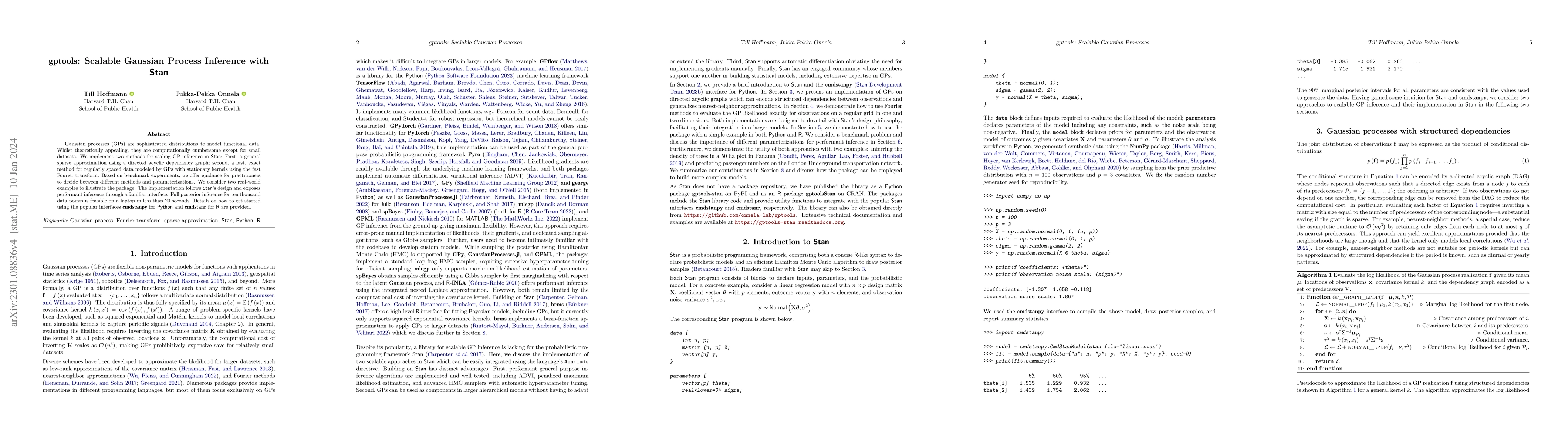 Thumbnail for Scalable Gaussian Process Inference with Stan