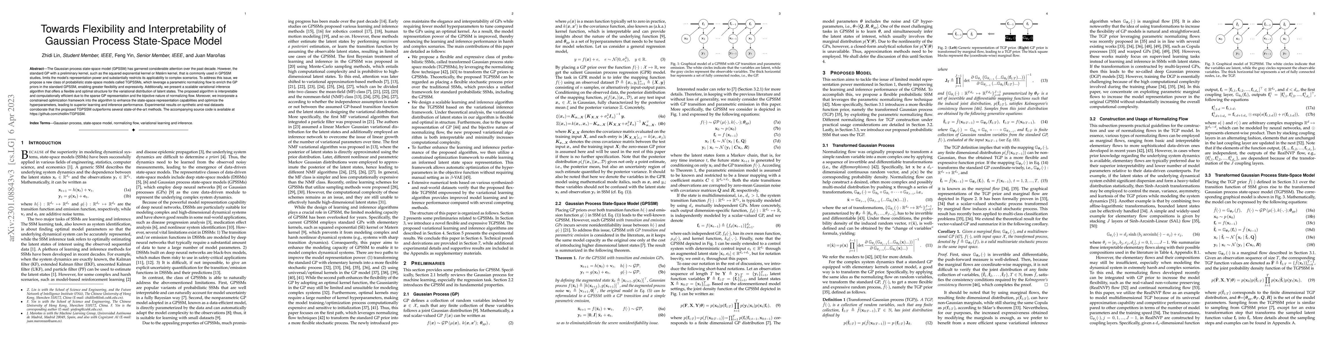 Thumbnail for Towards Flexibility and Interpretability of Gaussian Process State-Space
  Model