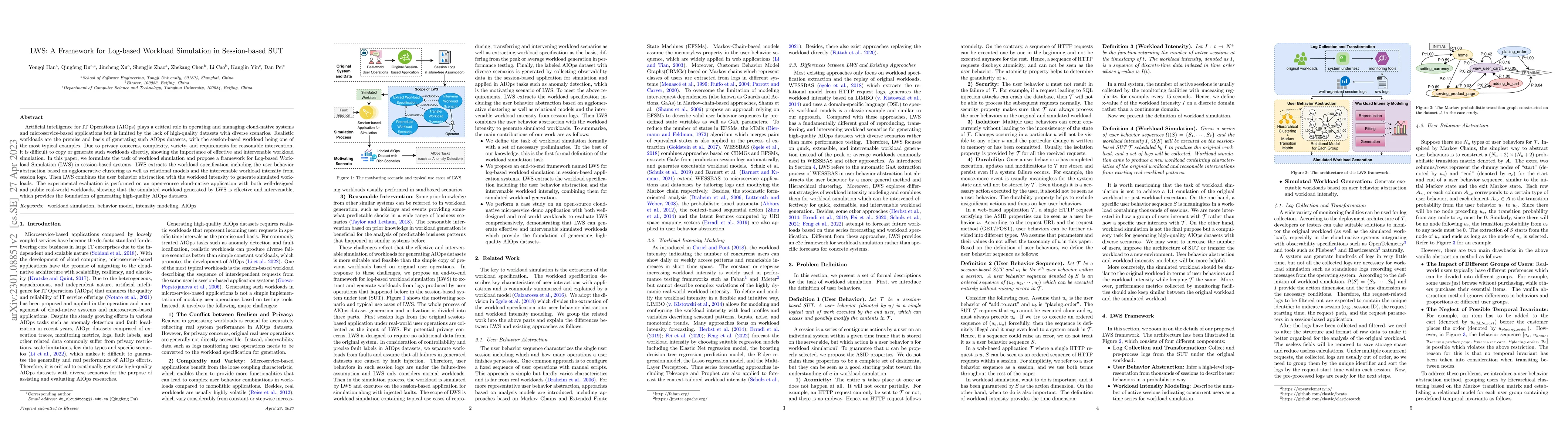 Thumbnail for LWS: A Framework for Log-based Workload Simulation in Session-based SUT