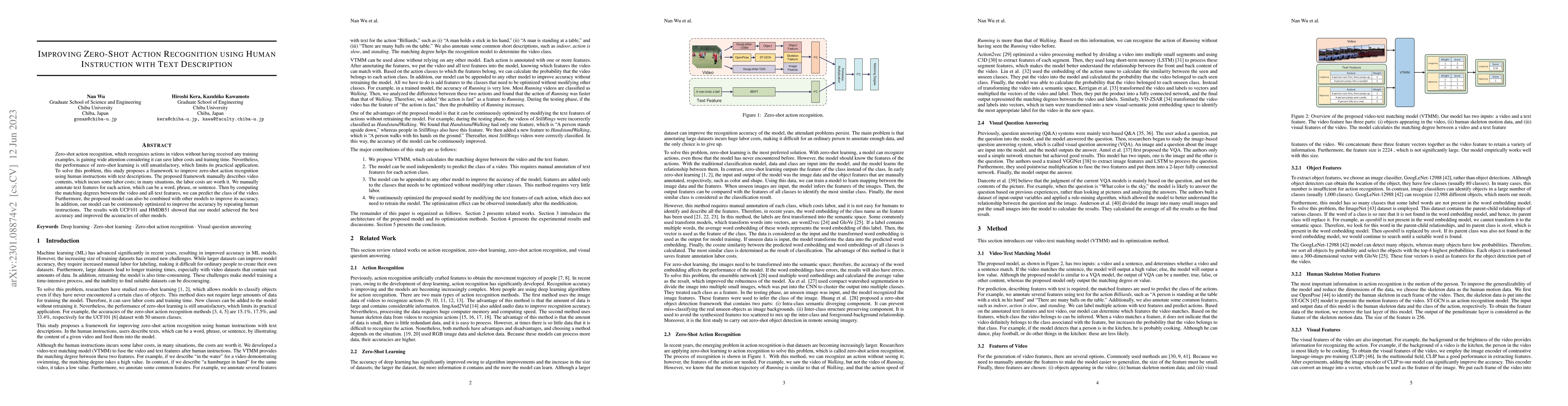Thumbnail for Improving Zero-Shot Action Recognition using Human Instruction with Text
  Description