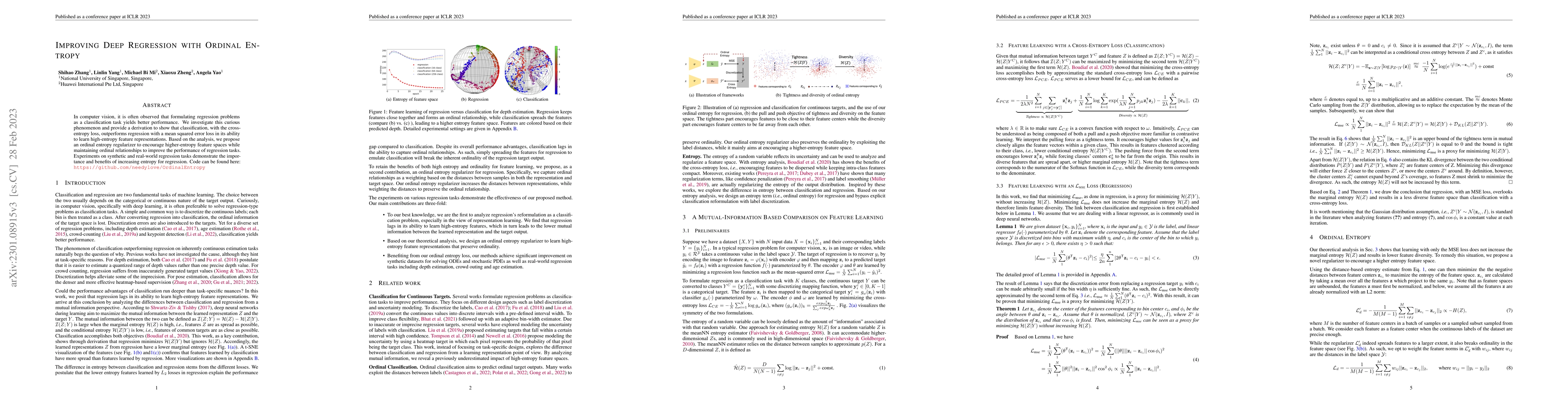 Thumbnail for Improving Deep Regression with Ordinal Entropy