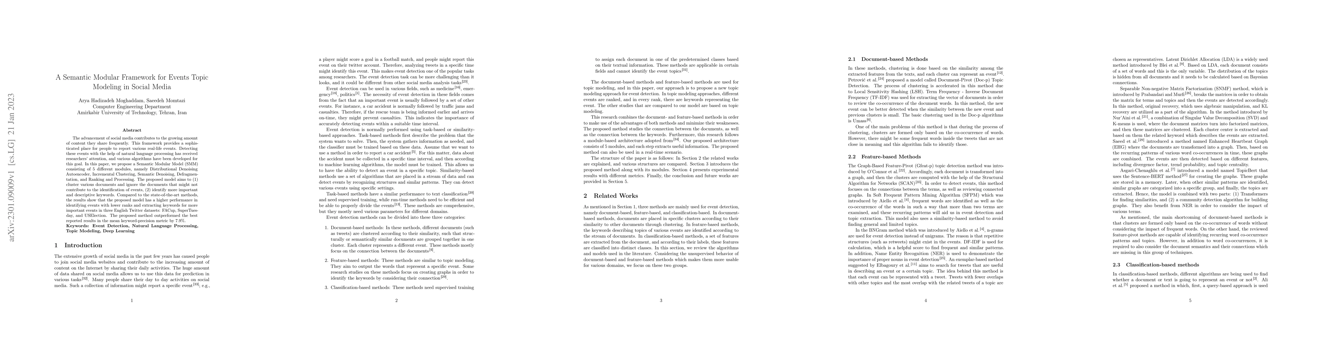 Thumbnail for A Semantic Modular Framework for Events Topic Modeling in Social Media