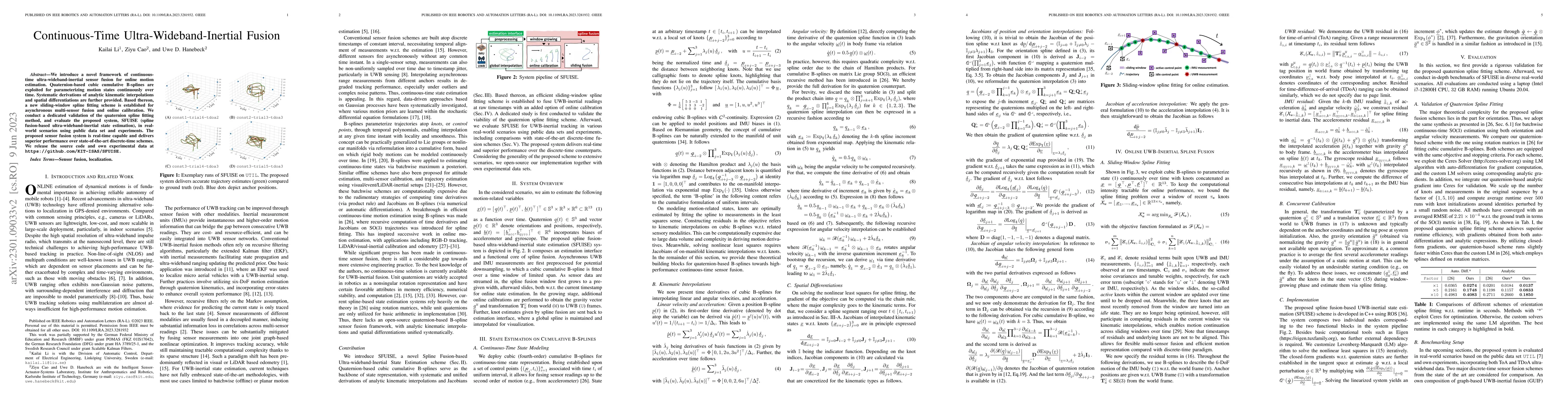 Thumbnail for Continuous-Time Ultra-Wideband-Inertial Fusion
