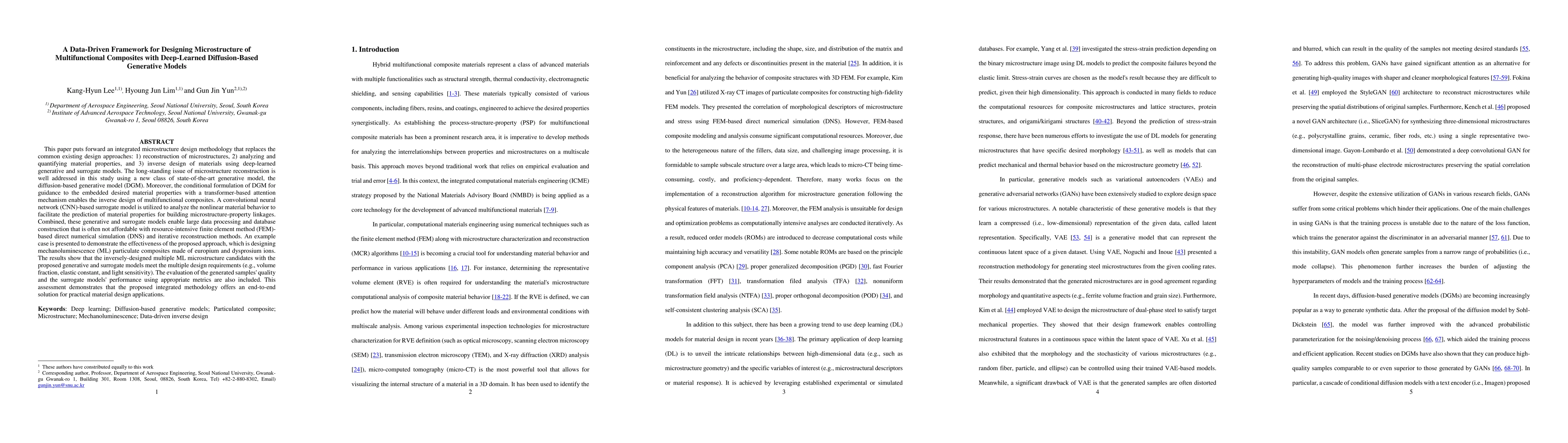 Thumbnail for A Data-Driven Framework for Designing Microstructure of Multifunctional
  Composites with Deep-Learned Diffusion-Based Generative Models