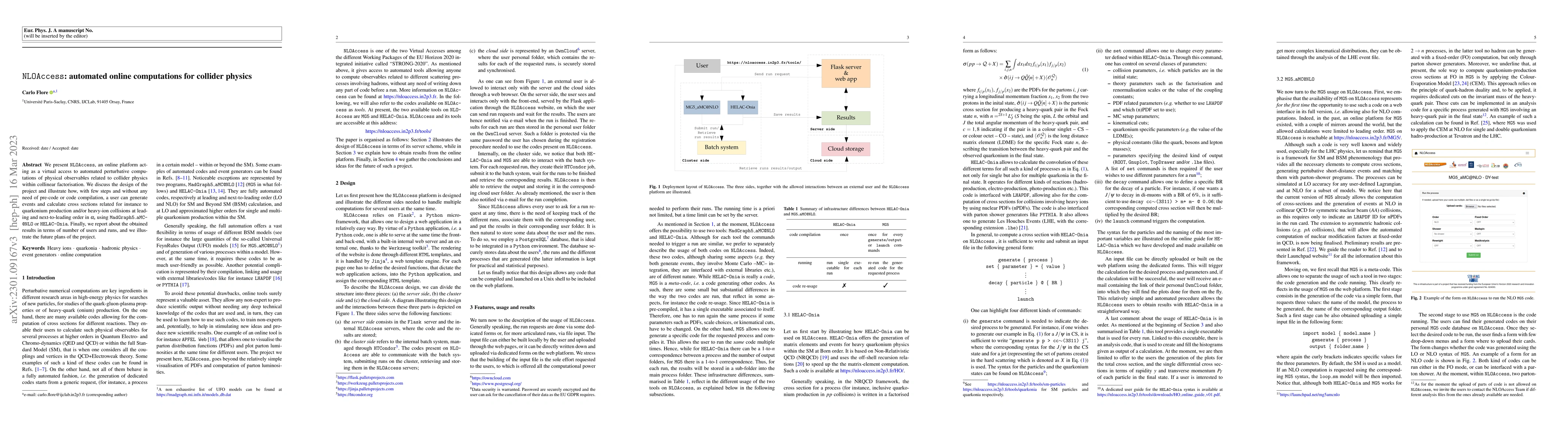 Thumbnail for NLOAccess: automated online computations for collider physics