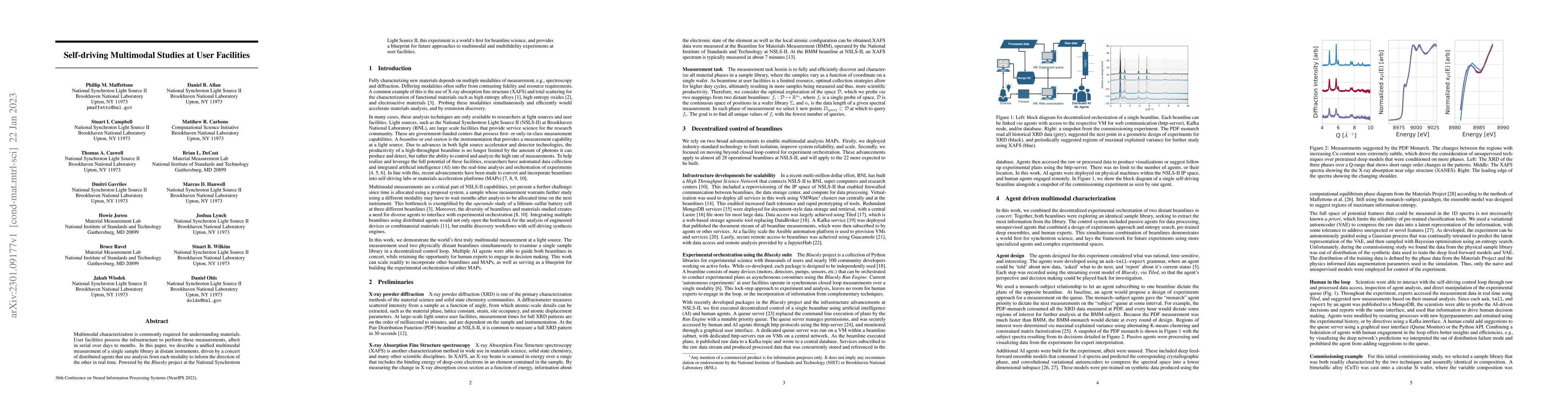 Thumbnail for Self-driving Multimodal Studies at User Facilities