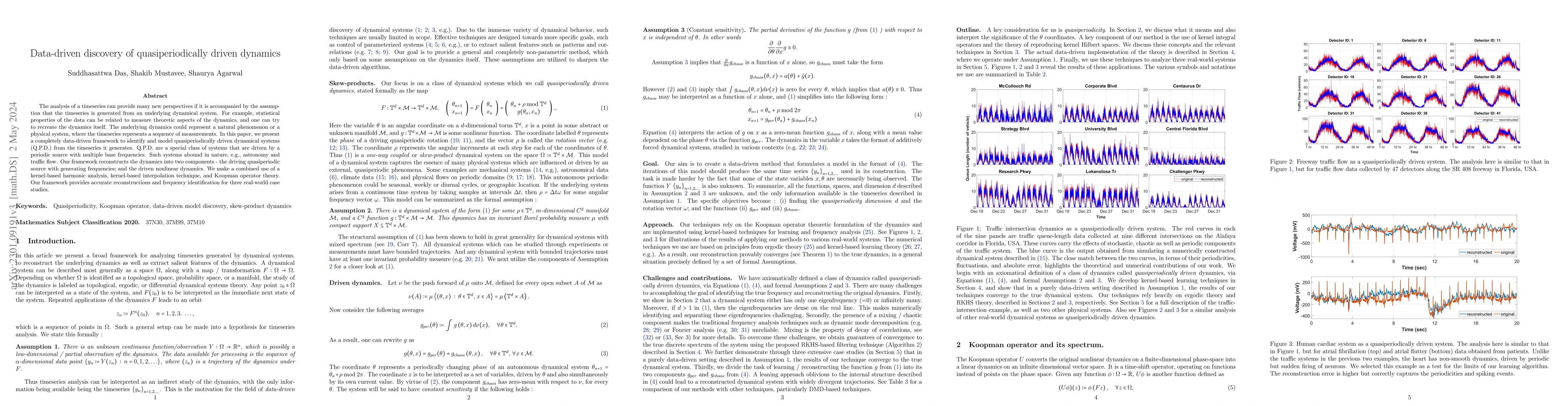 Thumbnail for Data-driven discovery of quasiperiodically driven dynamics