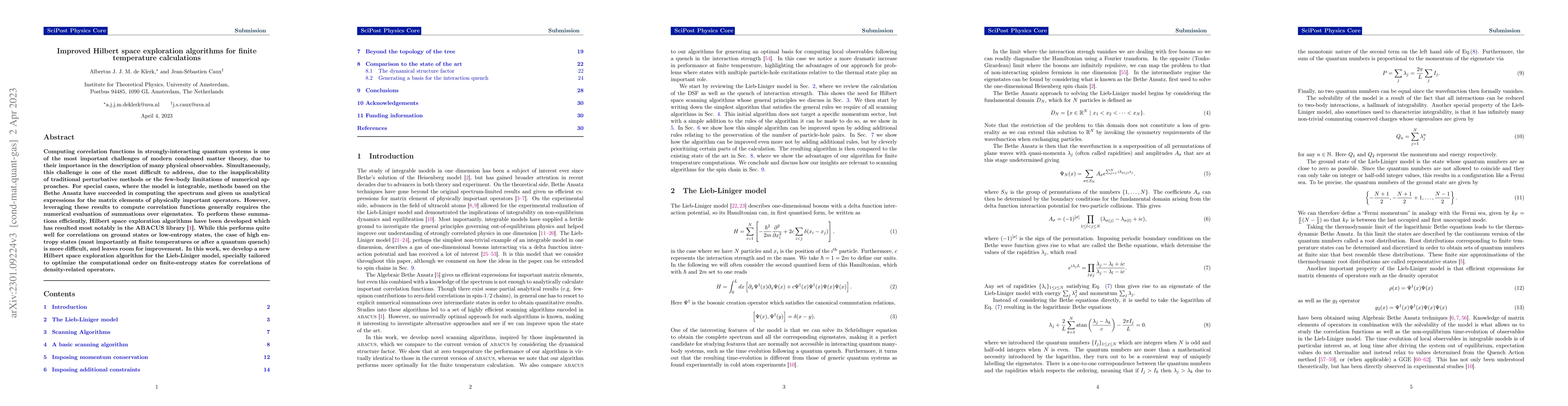 Thumbnail for Improved Hilbert space exploration algorithms for finite temperature
  calculations