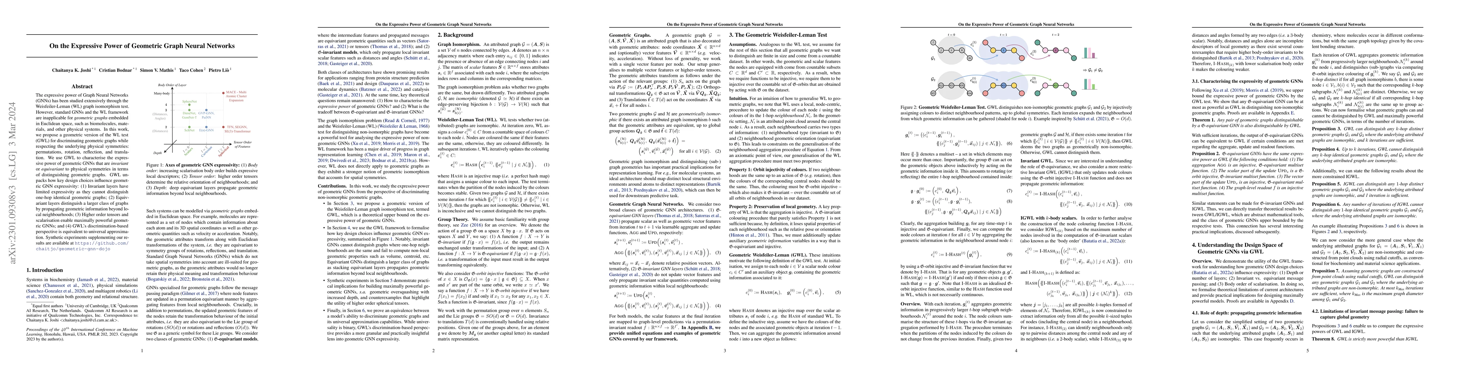 Thumbnail for On the Expressive Power of Geometric Graph Neural Networks