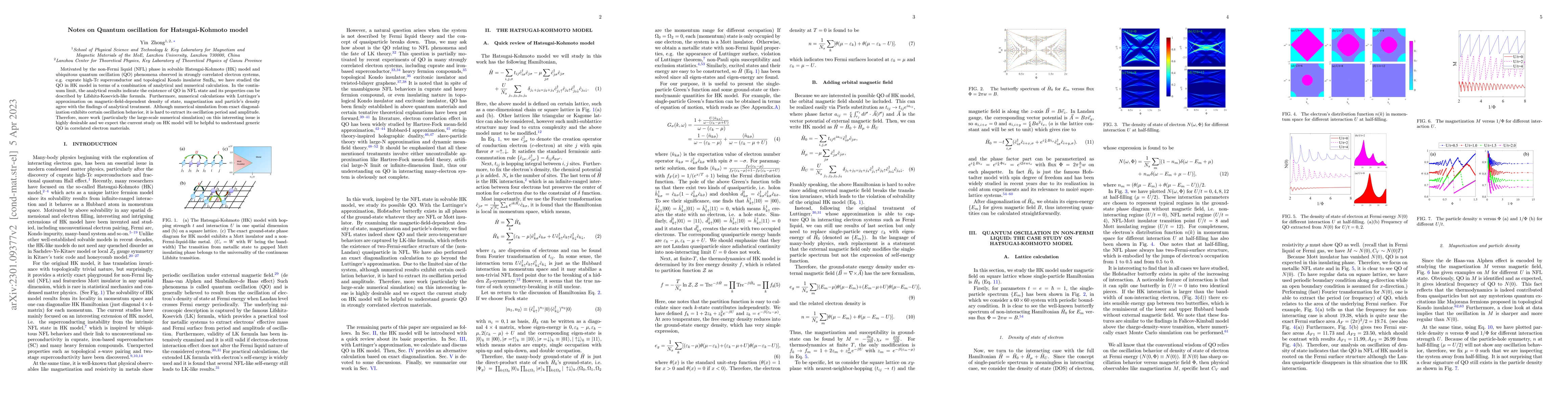 Thumbnail for Notes on Quantum oscillation for Hatsugai-Kohmoto model