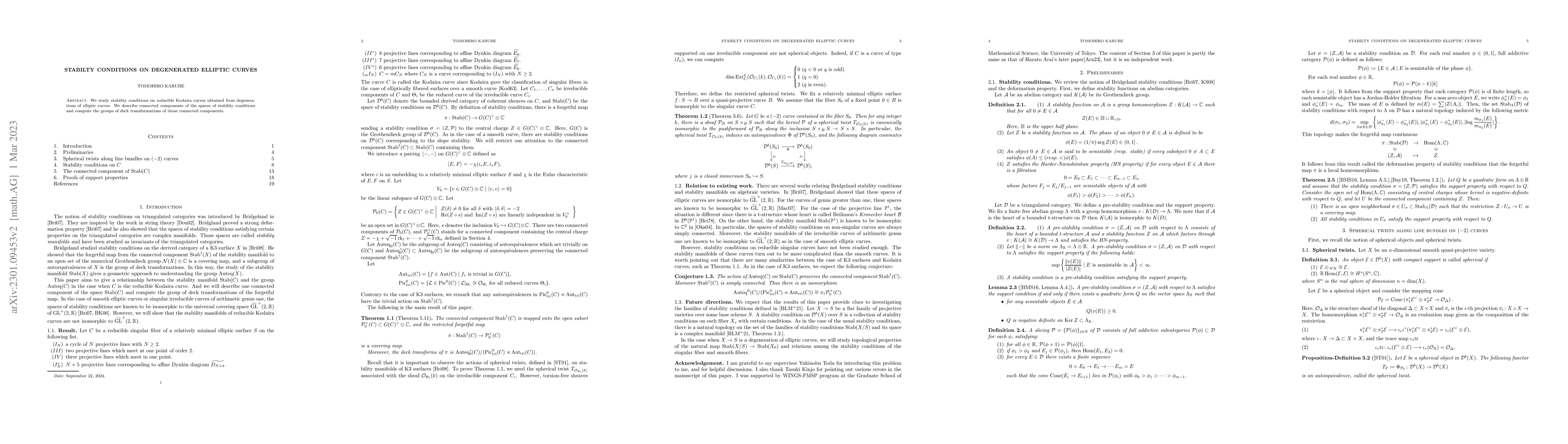 Thumbnail for Stability conditions on degenerated elliptic curves
