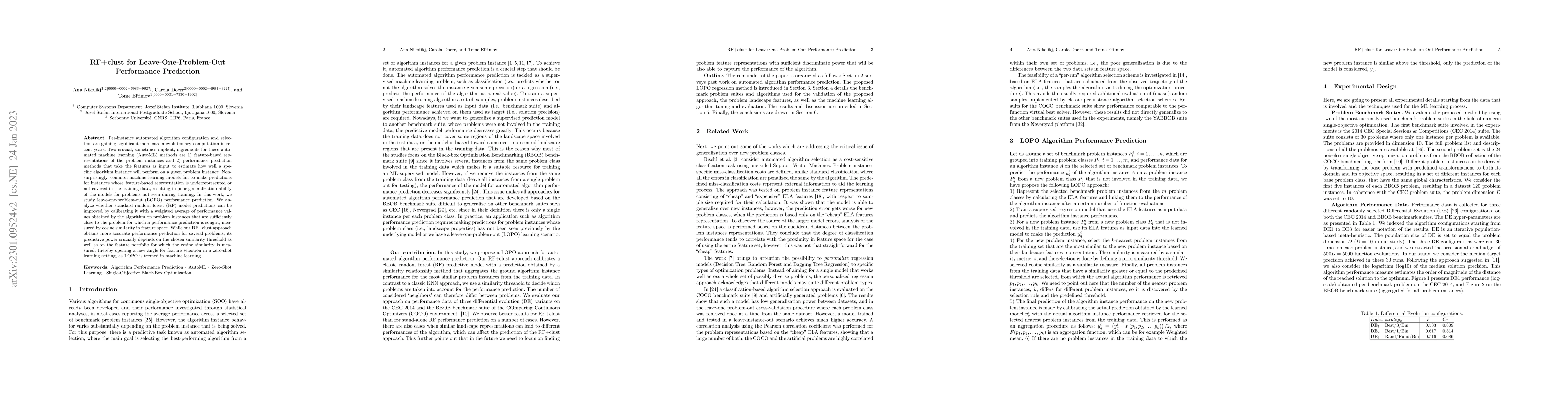 Thumbnail for RF+clust for Leave-One-Problem-Out Performance Prediction